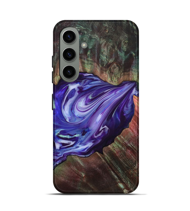 Galaxy S24 Wood Live Edge Phone Case - Roxanna (Purple, 832047)