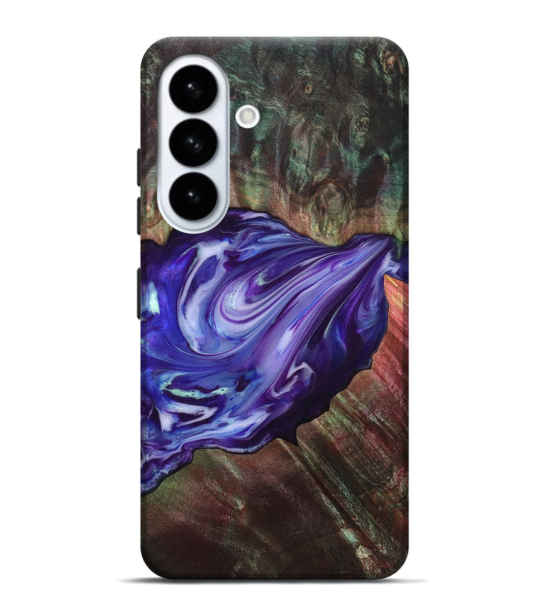 Galaxy S26 Plus Wood Live Edge Phone Case - Roxanna (Purple, 832047)