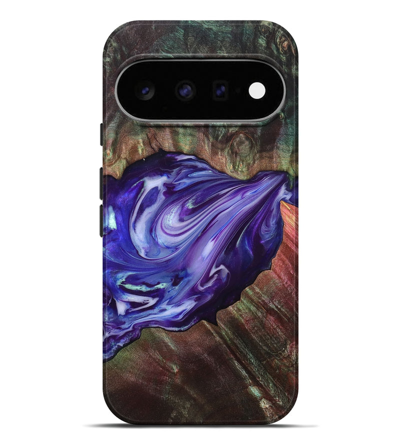 Pixel 11 Pro XL Wood Live Edge Phone Case - Roxanna (Purple, 832047)