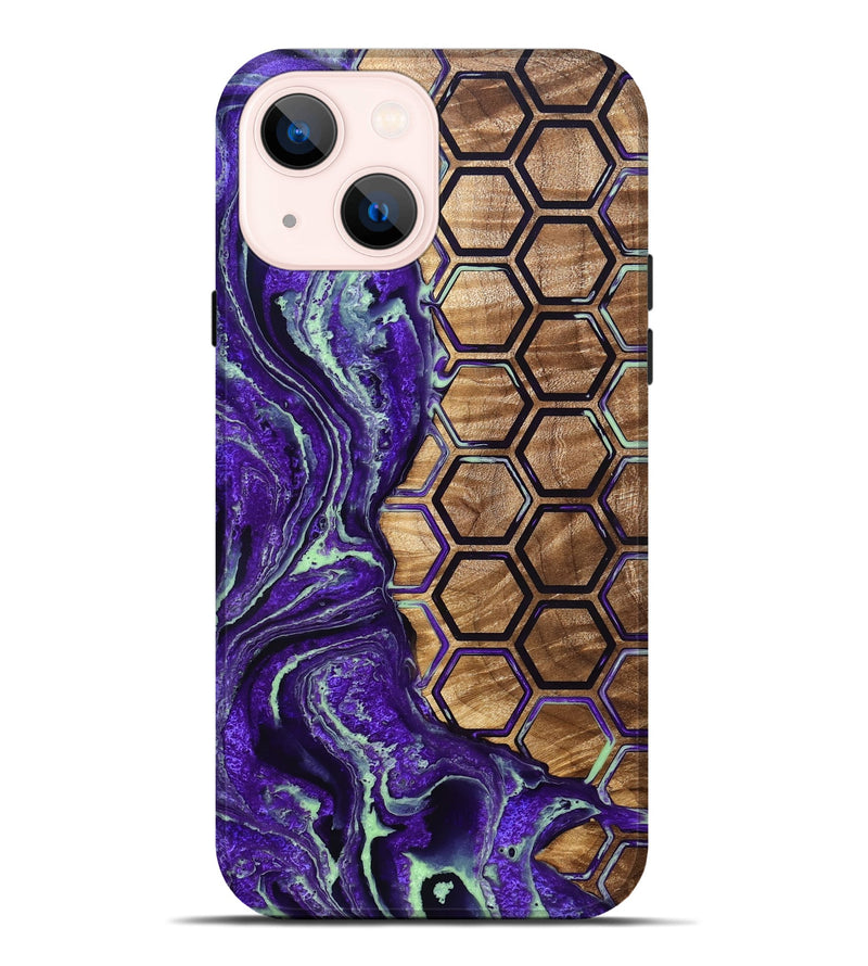 iPhone 14 Plus Wood Live Edge Phone Case - Brandyn (Pattern, 832049)