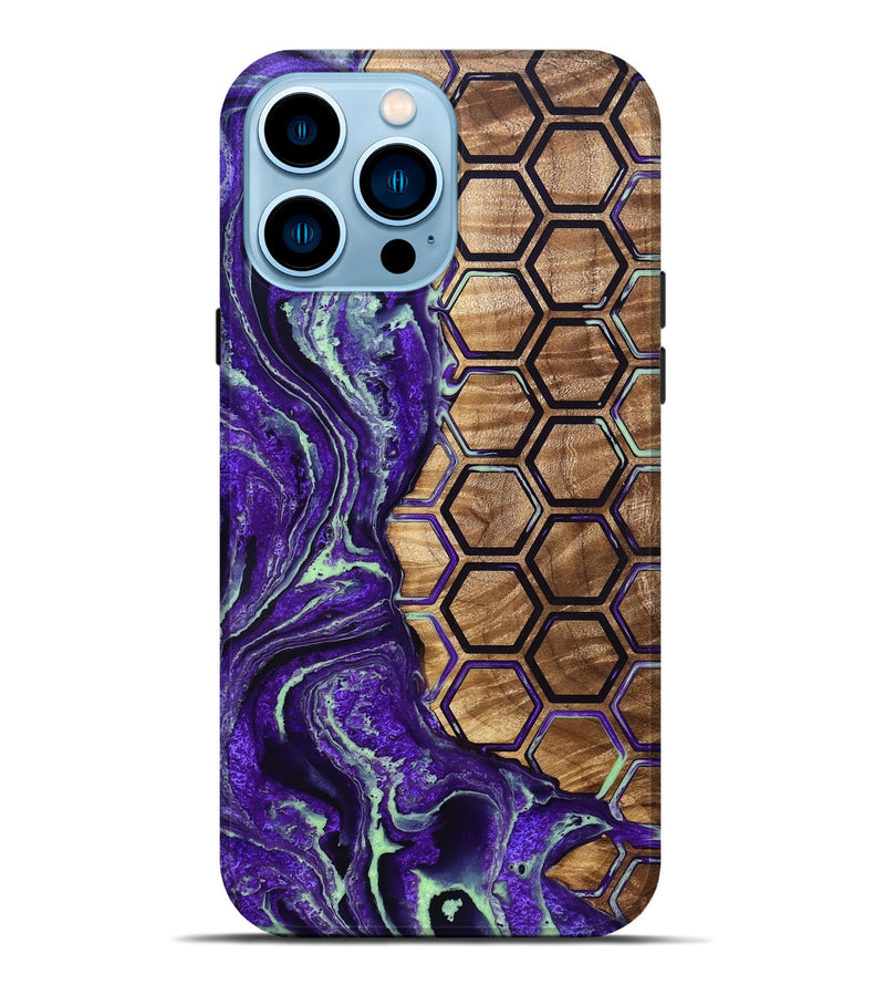 iPhone 14 Pro Max Wood Live Edge Phone Case - Brandyn (Pattern, 832049)
