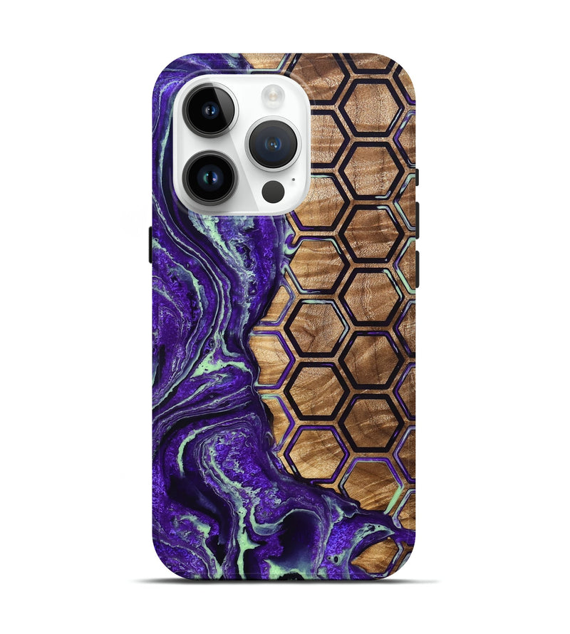 iPhone 15 Pro Wood Live Edge Phone Case - Brandyn (Pattern, 832049)