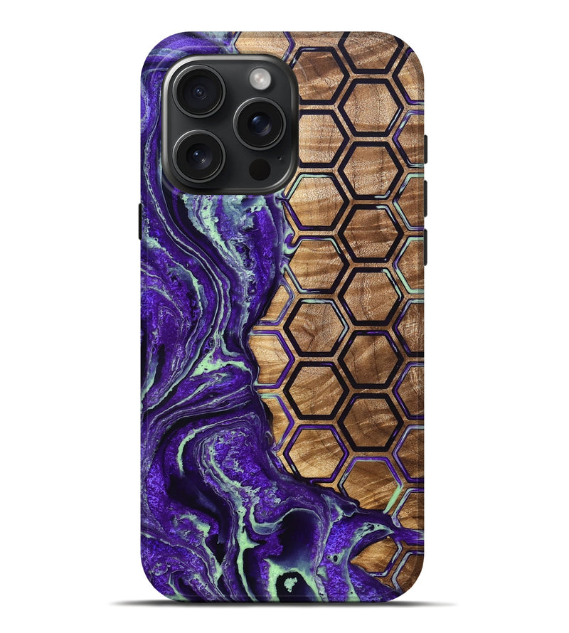 iPhone 16 Pro Max Wood Live Edge Phone Case - Brandyn (Pattern, 832049)