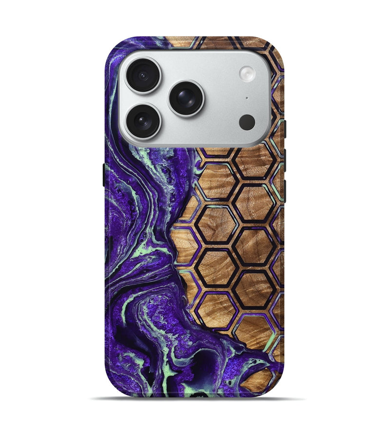 iPhone 18 Pro Wood Live Edge Phone Case - Brandyn (Pattern, 832049)