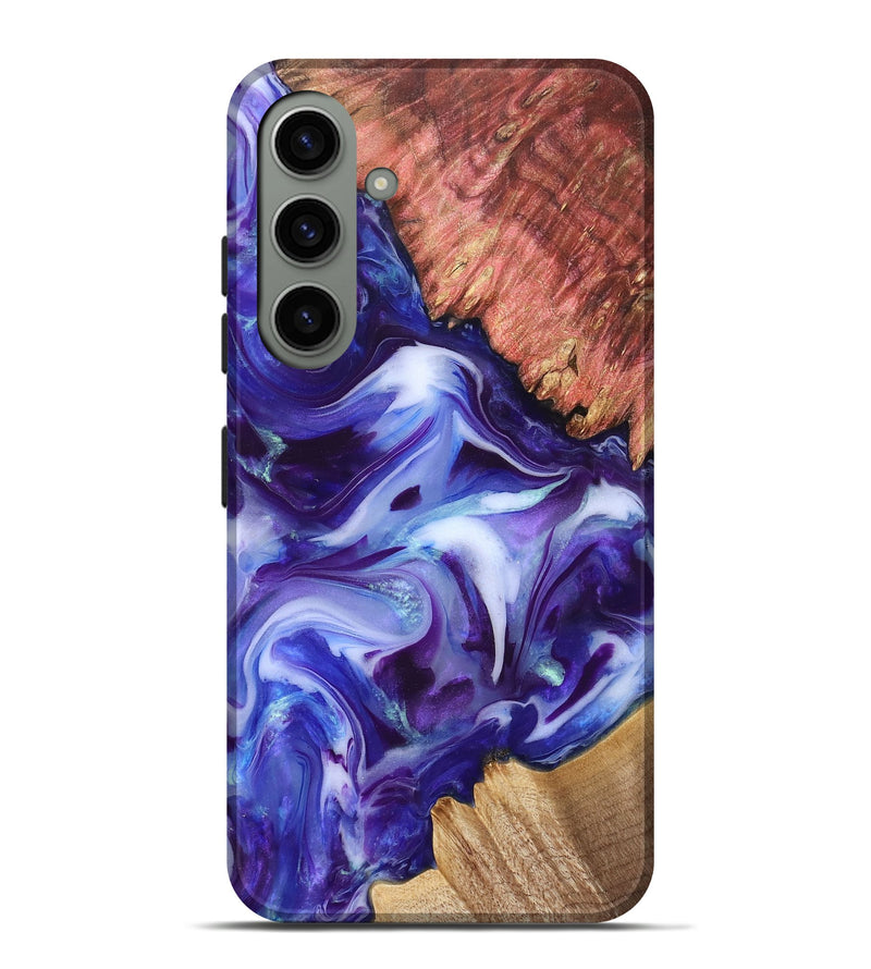 Galaxy S24 Plus Wood Live Edge Phone Case - Dock (Purple, 832051)