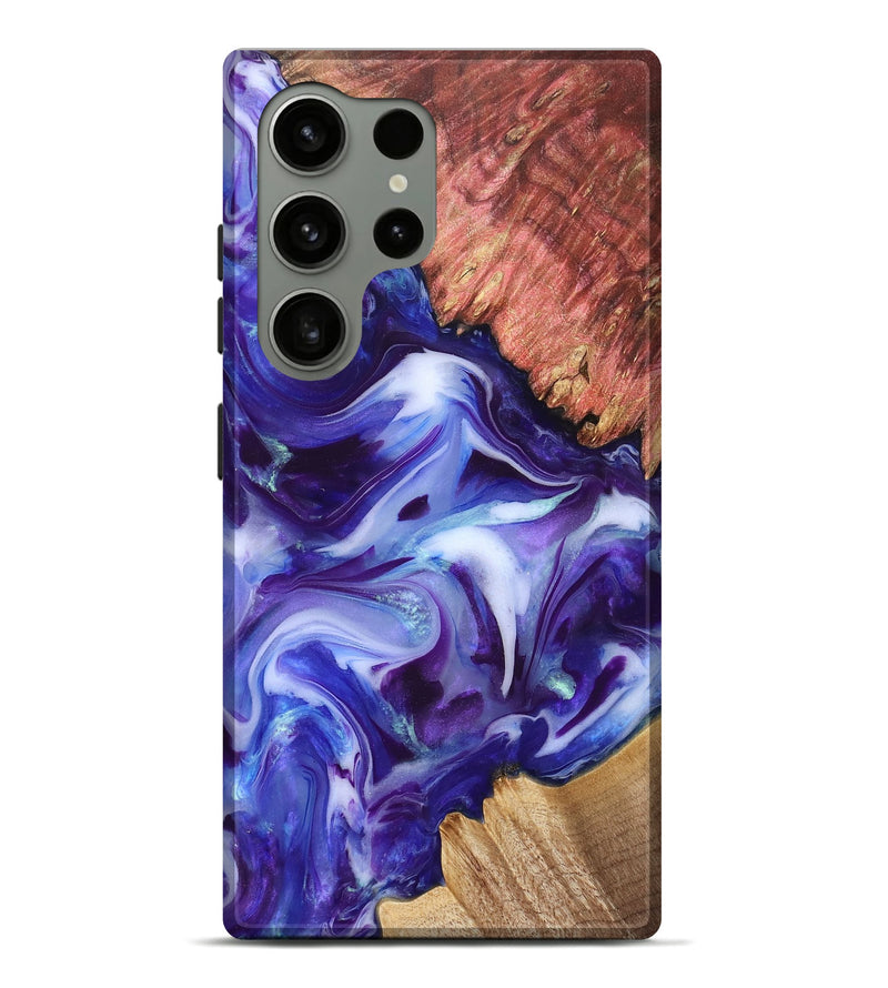 Galaxy S24 Ultra Wood Live Edge Phone Case - Dock (Purple, 832051)