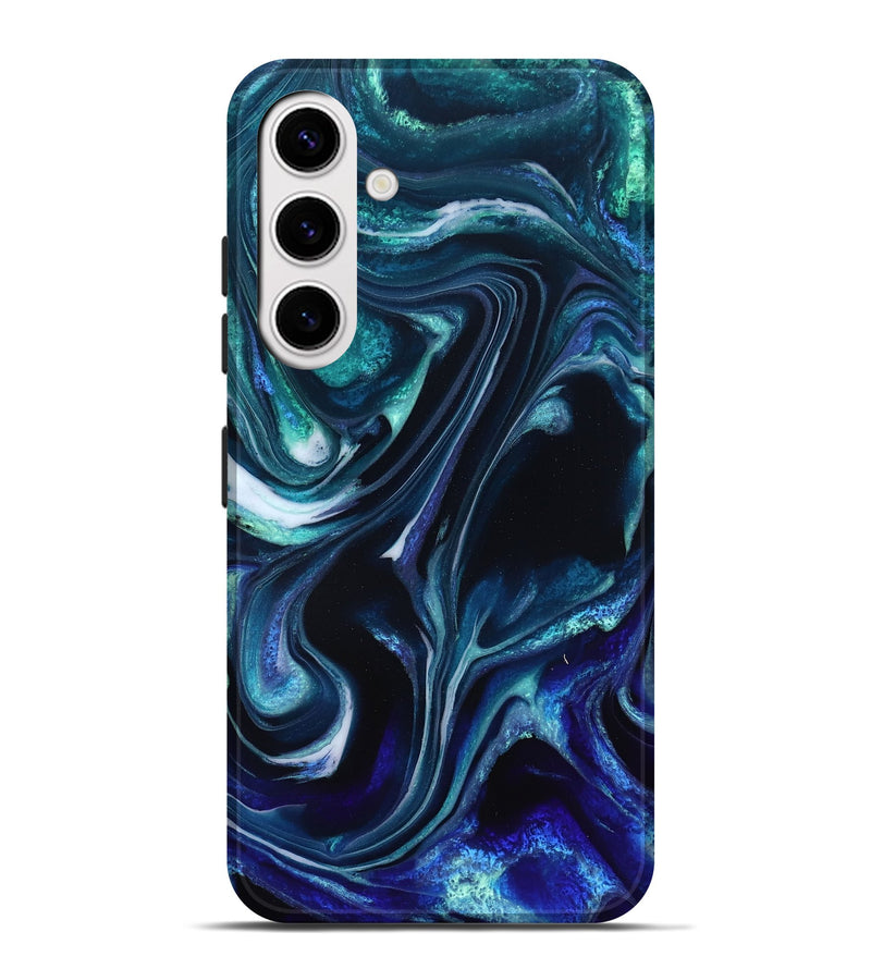 Galaxy S25 Plus ResinArt Live Edge Phone Case - Miracle (Blue, 832052)