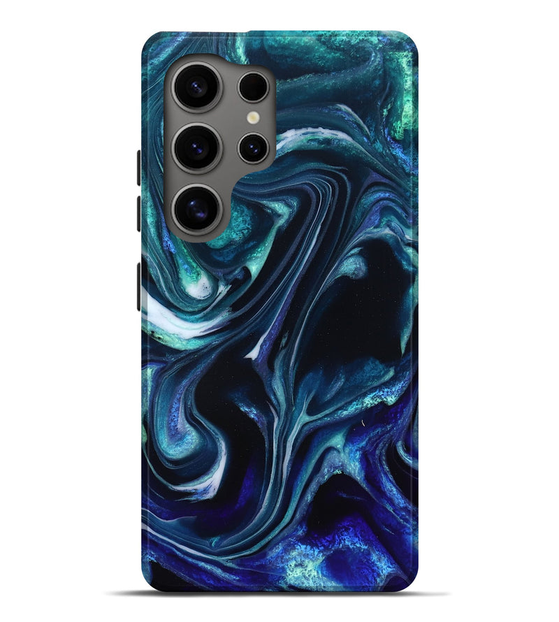Galaxy S25 Ultra ResinArt Live Edge Phone Case - Miracle (Blue, 832052)
