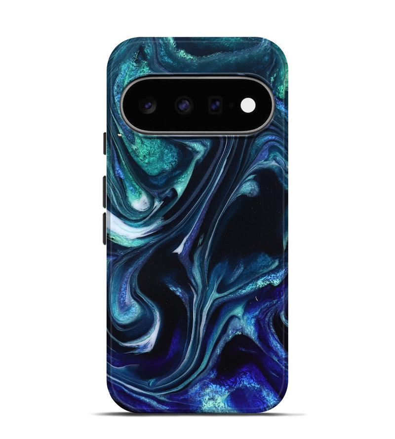 Pixel 11 Pro ResinArt Live Edge Phone Case - Miracle (Blue, 832052)