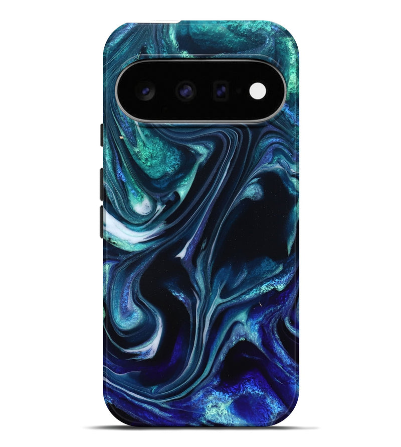 Pixel 11 Pro XL ResinArt Live Edge Phone Case - Miracle (Blue, 832052)