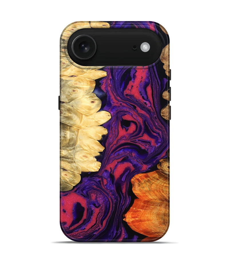 iPhone 17 Air Wood Live Edge Phone Case - Reta (Purple, 832053)