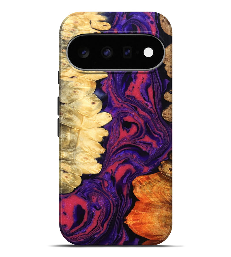 Pixel 11 Pro XL Wood Live Edge Phone Case - Reta (Purple, 832053)
