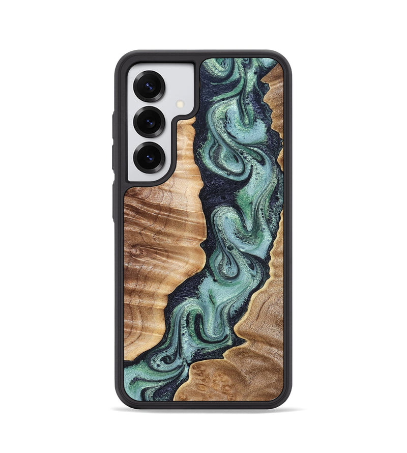 Galaxy S25 Wood Phone Case - Elsa (Green, 832060)