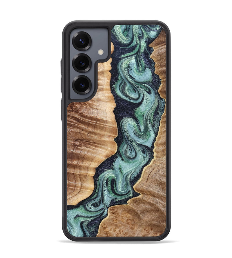 Galaxy S25 Plus Wood Phone Case - Elsa (Green, 832060)