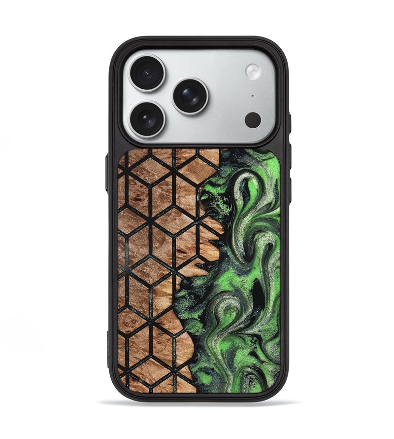 iPhone 18 Pro Wood Phone Case - Omar (Pattern, 832067)