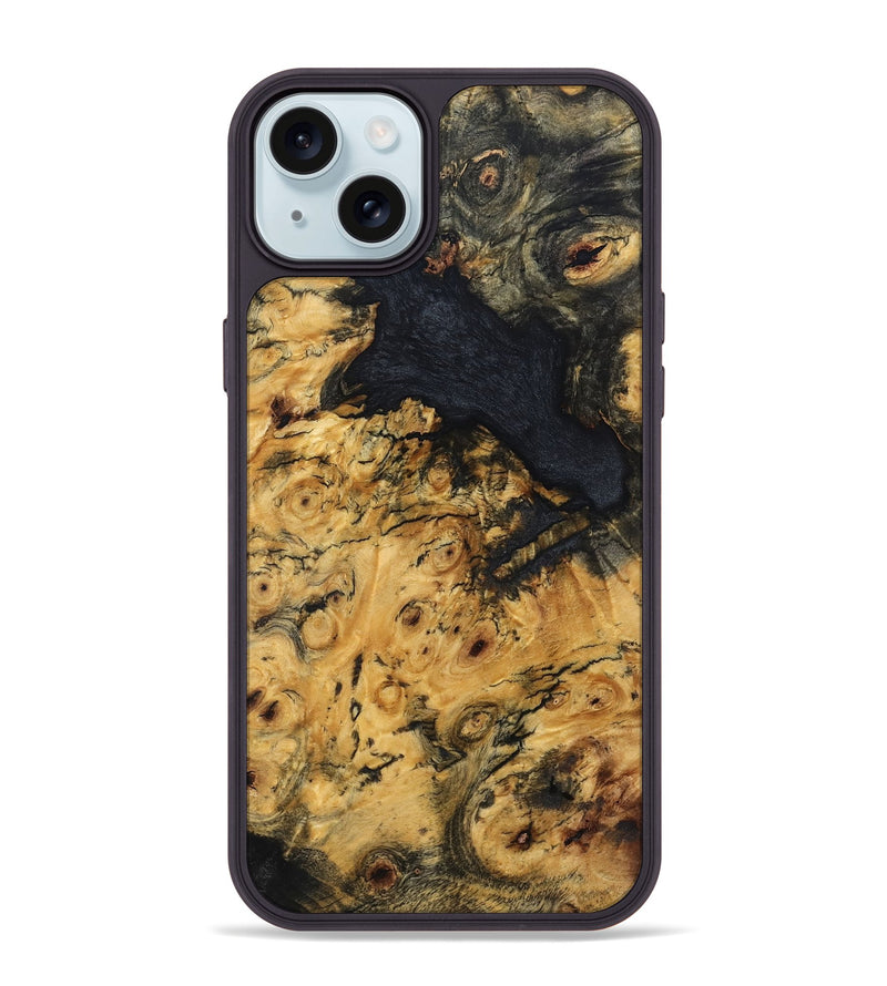 iPhone 15 Plus Wood Phone Case - Bobbye (Wood Burl, 832077)