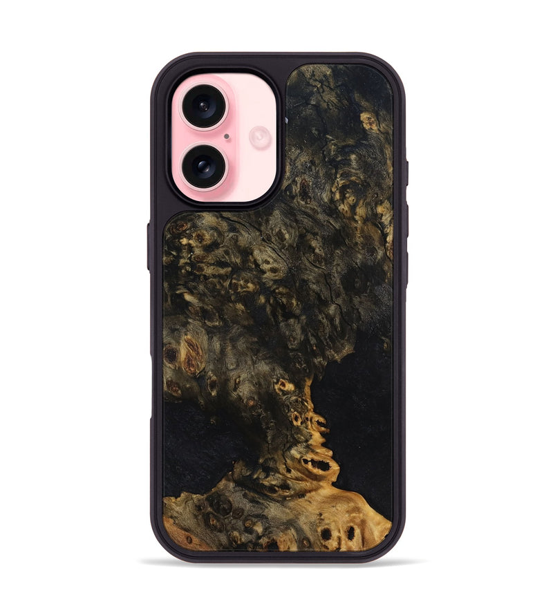 iPhone 16 Wood Phone Case - Asha (Wood Burl, 832079)
