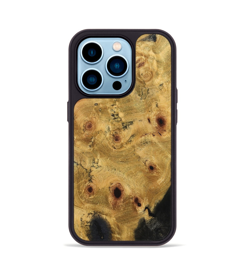 iPhone 14 Pro Wood Phone Case - Queenie (Wood Burl, 832080)