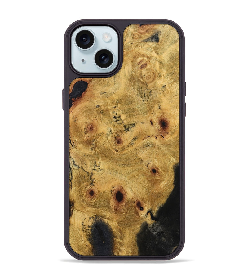 iPhone 15 Plus Wood Phone Case - Queenie (Wood Burl, 832080)