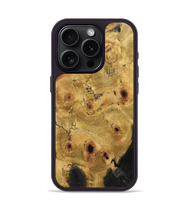 iPhone 15 Pro Wood Phone Case - Queenie (Wood Burl, 832080)