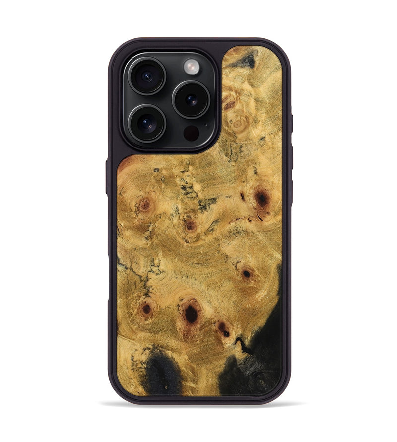 iPhone 16 Pro Wood Phone Case - Queenie (Wood Burl, 832080)