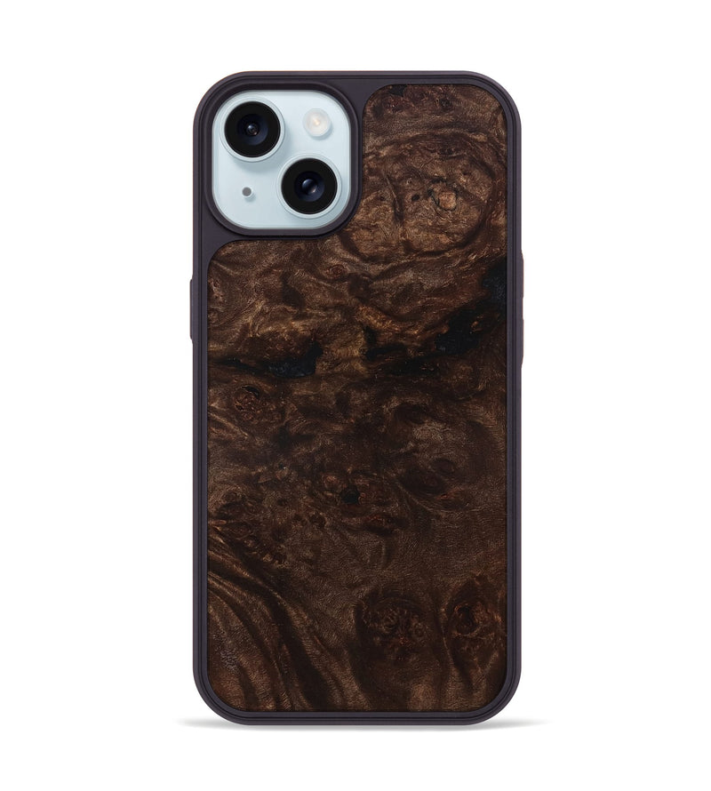 iPhone 15 Wood Phone Case - Karon (Wood Burl, 832083)