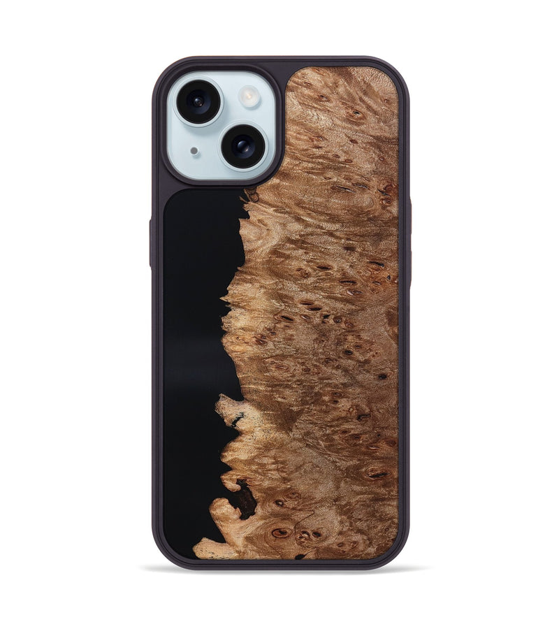 iPhone 15 Wood Phone Case - Buford (Wood Burl, 832088)