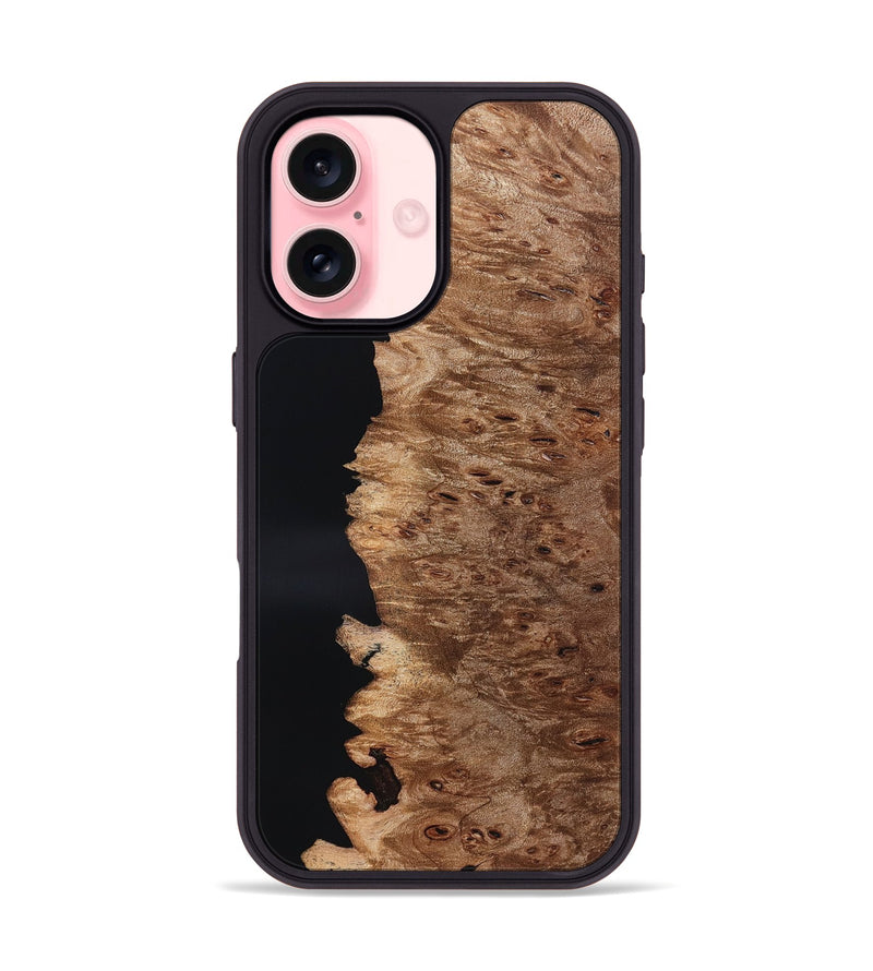 iPhone 16 Wood Phone Case - Buford (Wood Burl, 832088)