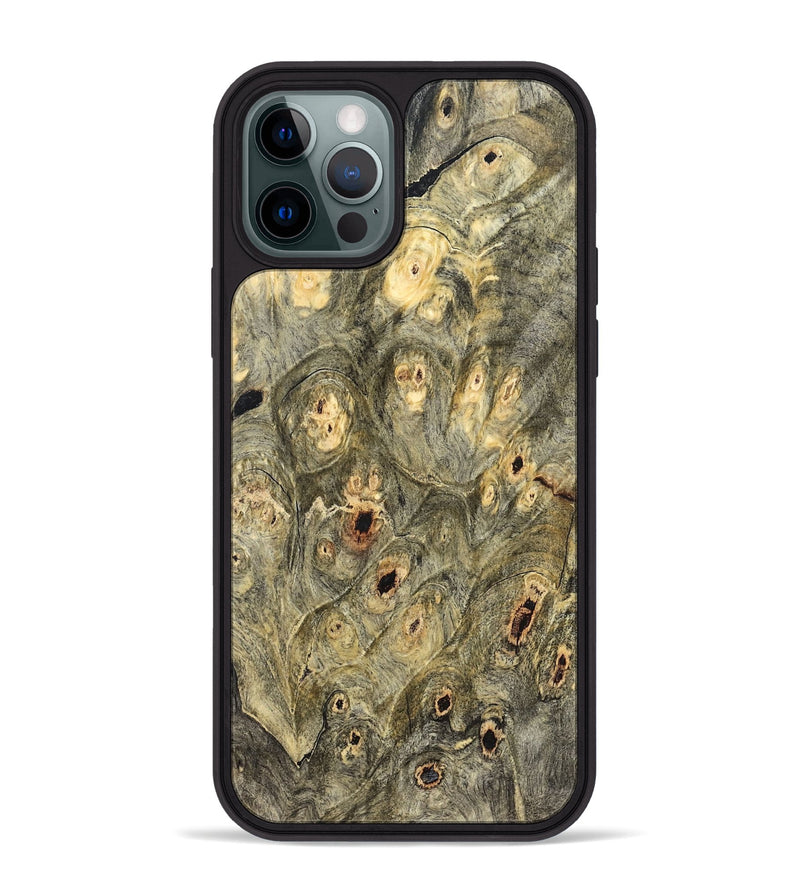 iPhone 12 Pro Max Wood Phone Case - Mose (Wood Burl, 832093)