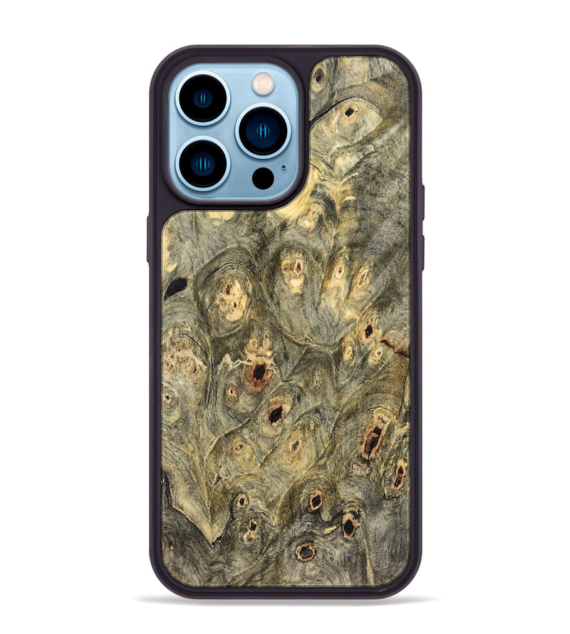 iPhone 14 Pro Max Wood Phone Case - Mose (Wood Burl, 832093)
