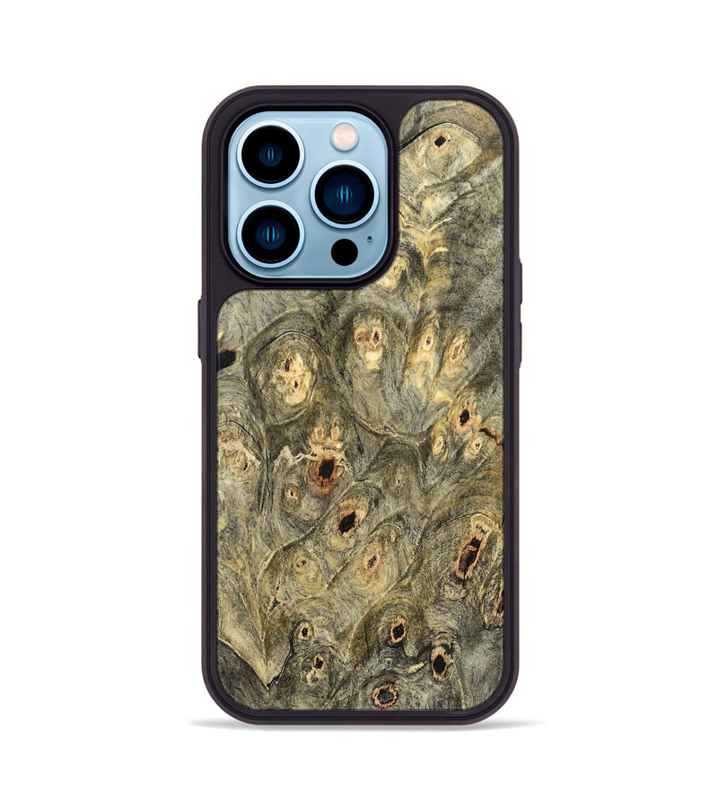 iPhone 14 Pro Wood Phone Case - Mose (Wood Burl, 832093)