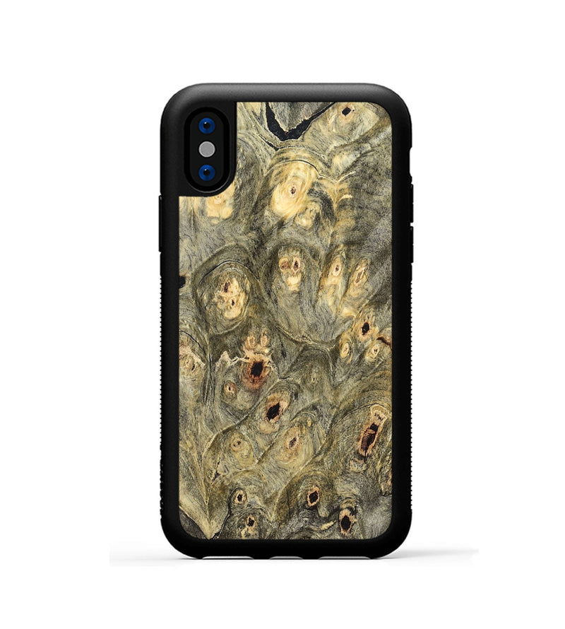 iPhone Xs Wood Phone Case - Mose (Wood Burl, 832093)