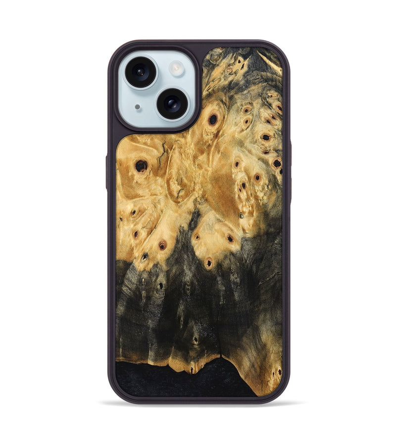 iPhone 15 Wood Phone Case - Besse (Wood Burl, 832094)
