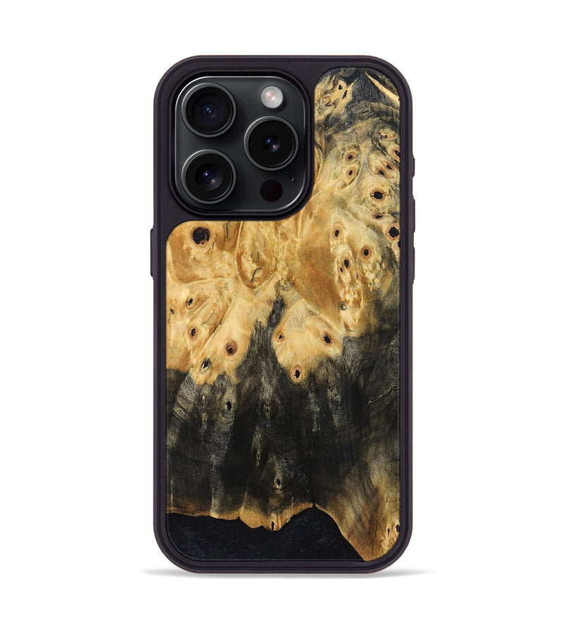 iPhone 15 Pro Wood Phone Case - Besse (Wood Burl, 832094)