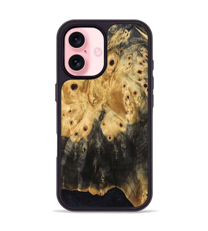 iPhone 16 Wood Phone Case - Besse (Wood Burl, 832094)