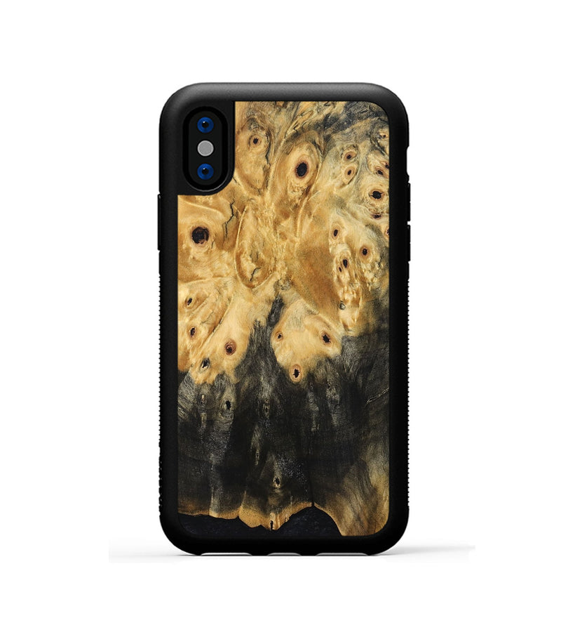 iPhone Xs Wood Phone Case - Besse (Wood Burl, 832094)