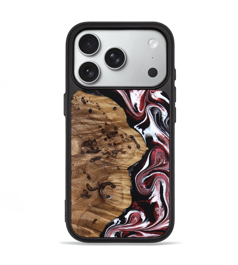 iPhone 18 Pro Wood Phone Case - Madisyn (Red, 832097)