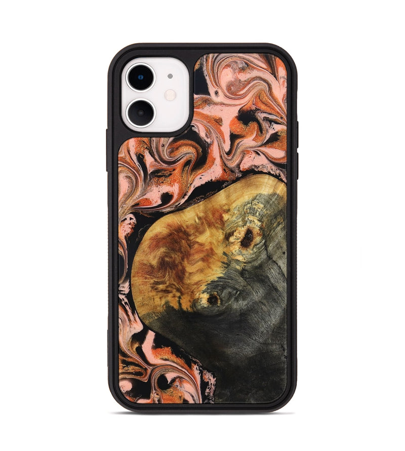 iPhone 11 Wood Phone Case - Roslyn (Red, 832098)