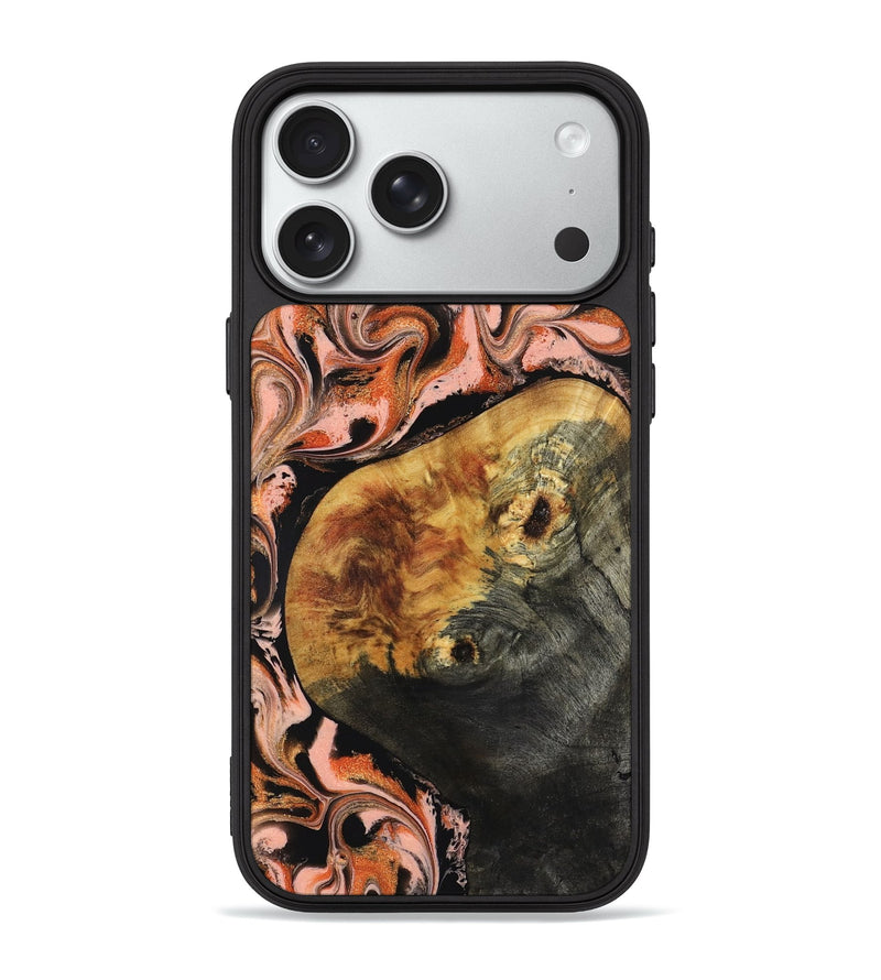 iPhone 18 Pro Max Wood Phone Case - Roslyn (Red, 832098)
