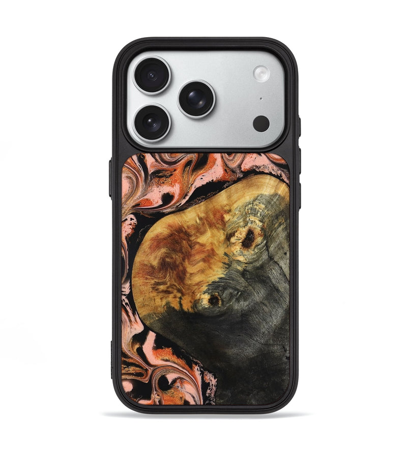 iPhone 18 Pro Wood Phone Case - Roslyn (Red, 832098)