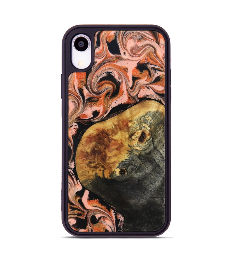 iPhone Xr Wood Phone Case - Roslyn (Red, 832098)