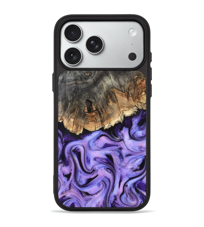 iPhone 18 Pro Max Wood Phone Case - Nylah (Purple, 832100)