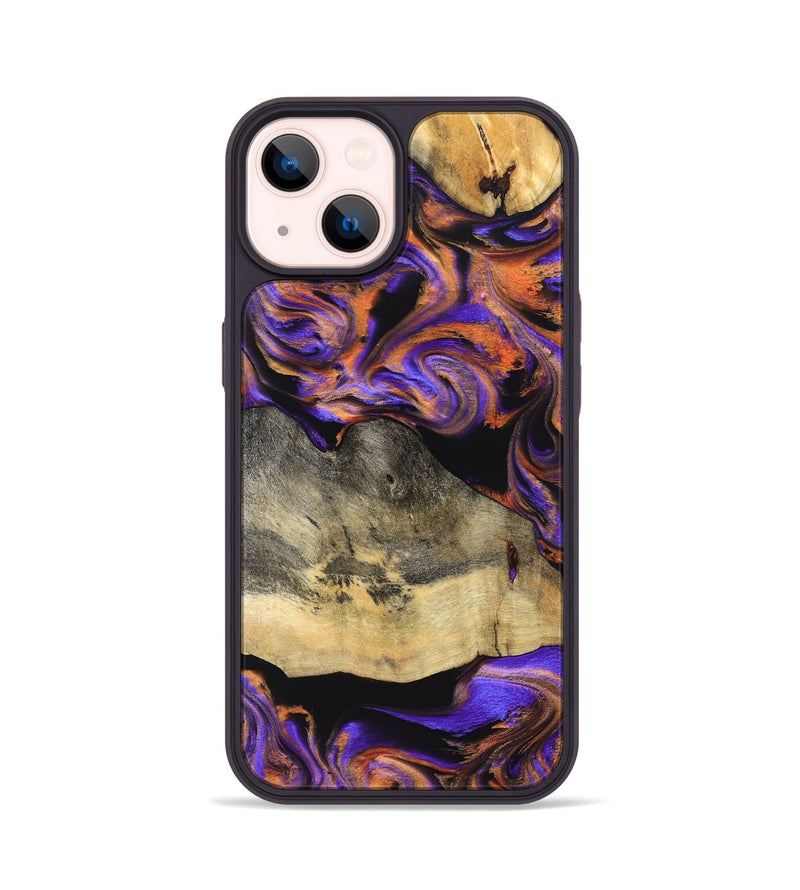 iPhone 14 Wood Phone Case - Gaylord (Purple, 832101)