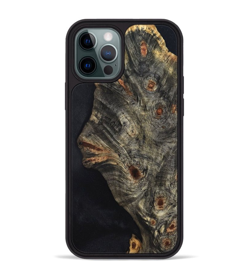 iPhone 12 Pro Max Wood Phone Case - Edythe (Wood Burl, 832106)