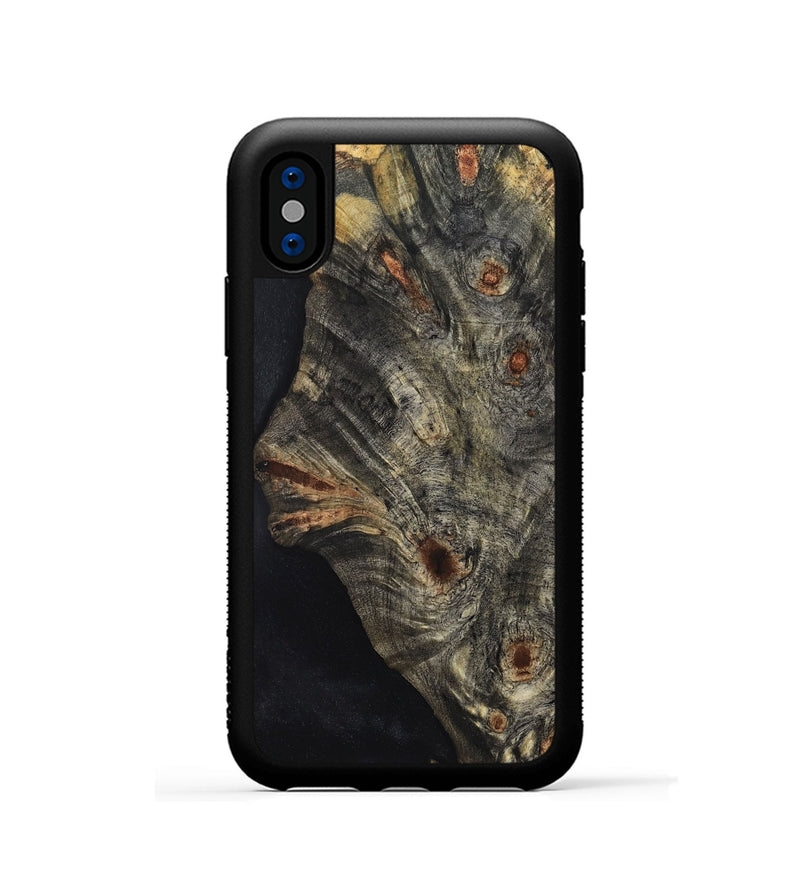 iPhone Xs Wood Phone Case - Edythe (Wood Burl, 832106)
