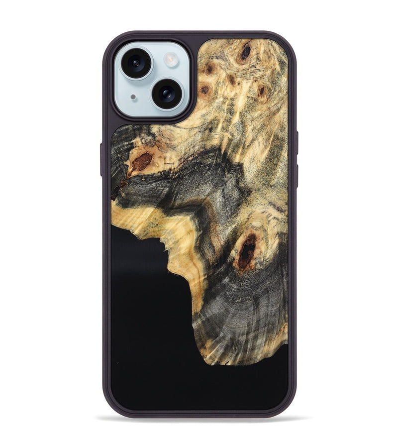 iPhone 15 Plus Wood Phone Case - Yusuf (Wood Burl, 832107)