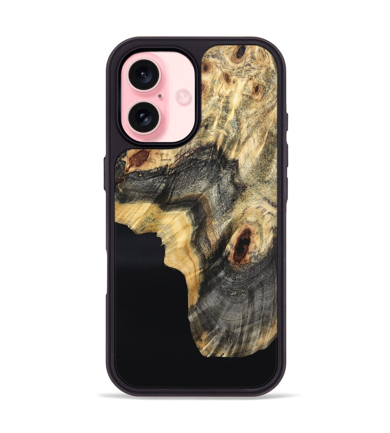 iPhone 16 Wood Phone Case - Yusuf (Wood Burl, 832107)