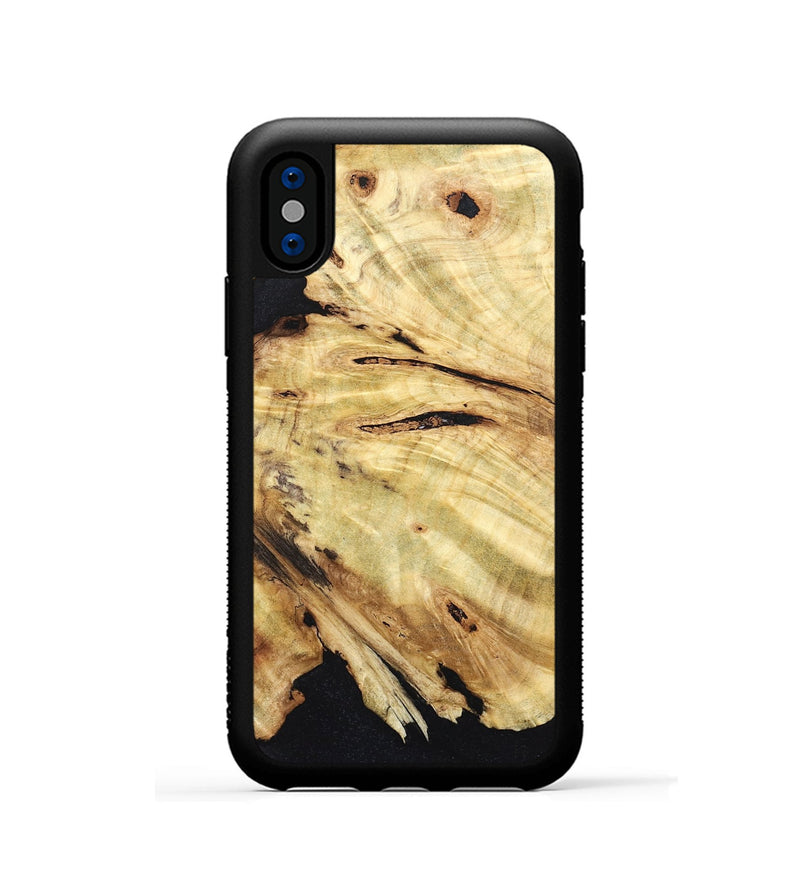iPhone Xs Wood Phone Case - Zendaya (Wood Burl, 832108)