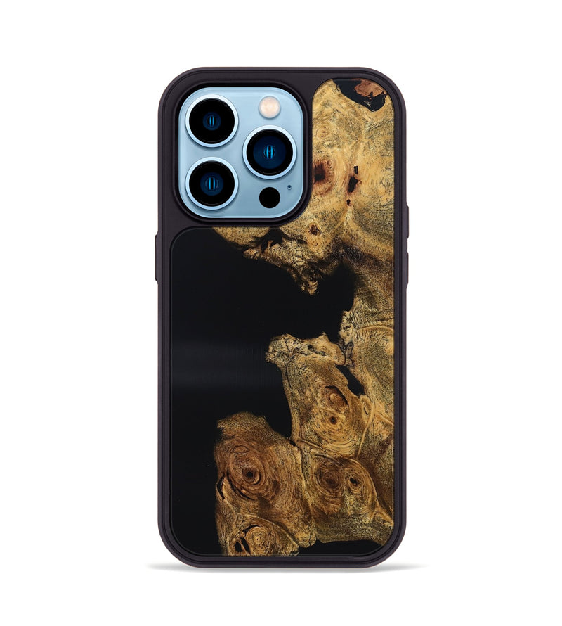 iPhone 14 Pro Wood Phone Case - Brylee (Wood Burl, 832109)