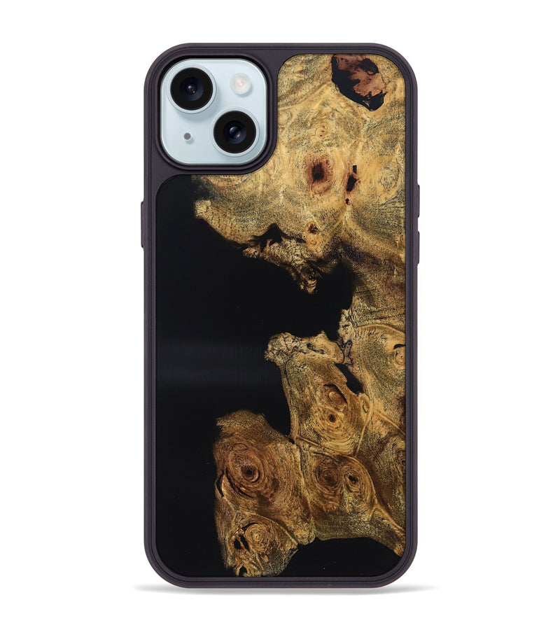 iPhone 15 Plus Wood Phone Case - Brylee (Wood Burl, 832109)